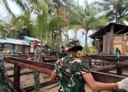 Pembangunan Rumah Terus Digenjot, Satgas TMMD Kodim 1710/Mimika Kejar Target Penyelesaian