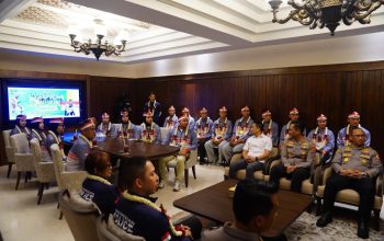 As SDM Kapolri Sambut Kepulangan Kontingen Taekwondo Garbha Presisi Peraih Juara Umum WATA Championship 2026