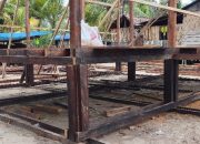 TMMD Ke-128 Kodim 1710/Mimika Gunakan Kayu Besi Berkualitas untuk Bangun Rumah Layak Huni di Kampung Keakwa