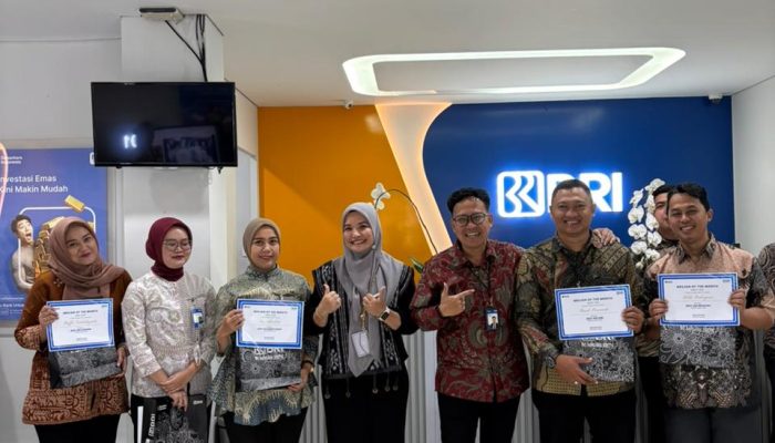 BRI Branch Office (BO) Bandara Soetta Raih Penghargaan “Brilian of the Month” Maret 2026