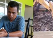 Alat Berat Yang diduga Milik Pengusaha Rusli Kian Berani Beroperasi Tidak Jauh dari Pos Polisi di Desa Siaga, Tinombo Selatan, Parigi Moutong dan Diminta Pihak Mabes Polri Segera Turun Tangan.