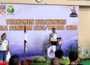Pangdam XXIII/Palaka Wira Buka Turnamen Bulutangkis Piala Pangdam 2026