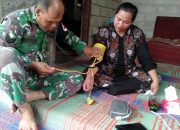 Jemput Bola, Satgas TMMD Kodim 0402/OKI Berikan Layanan Kesehatan Gratis dari Rumah ke Rumah
