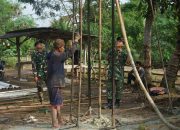 Masuki Tahap Lanjutan, Satgas TMMD Kodim 0402/OKI Mulai Pengerjaan Sumur Bor ke-4