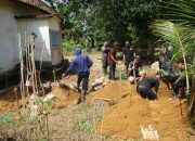 Progres Pembangunan MCK TMMD Ke-128 Terus Berjalan di Desa Pematang Sukatani
