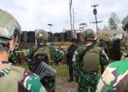 Wapangkoops TNI Habema Tinjau Kesiapsiagaan Prajurit di Pos Kotis Dekai