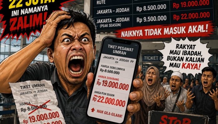 “Umrah dalam Kabin Kapital: Ketika Jamaah Dijual, Pemerintah Sibuk Menghitung Pita Peresmian”