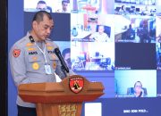 RAKERNIS PUSJARAH POLRI : PERKUAT IMPLEMENTASI TRIBRATA DAN CATUR PRASETYA