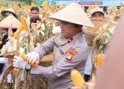 Polda Metro Jaya Panen Jagung Kelompok Tani Binaan di Cisauk