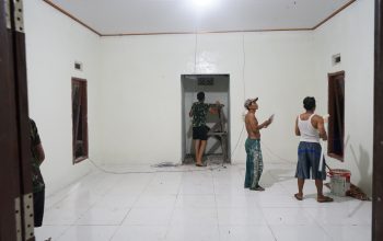 Tak Kenal Lelah Apalagi Menyerah, Satgas TMMD ke-128 Kodim 0402/OKI Lembur Malam
