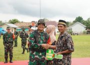 Pangdam II/Sriwijaya Hadiri Penutupan TMMD ke-128 Kodim 0402/OKI di Desa Pematang Sukatani