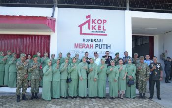 Pangdam II/Swj Tinjau Koperasi Merah Putih di Lahat: Apresiasi Pembangunan & Dorong Ekonomi Lokal