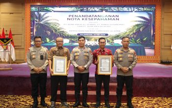 Kolaborasi Amankan Bumi Sriwijaya, Polda Sumatera Selatan dan Perusahaan Kehutanan Sepakati MoU Karhutla
