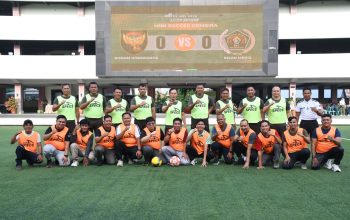 Kodam II/Sriwijaya Gelar Olahraga dan Baksos Bersama Awak Media dan Masyarakat 