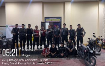 11 Orang Diamankan dalam Operasi Cipta Kondisi di Jakpus, Polisi Sita Celurit dan Obat Terlarang