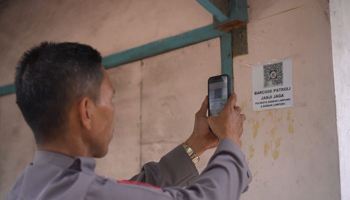 Patroli QR Janji Jaga Dinilai Efektif, Polda Lampung Terapkan di Seluruh Polres