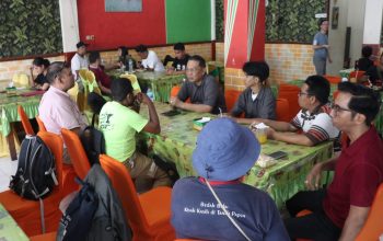 Jalin Kebersamaan, Satgas Humas Ops Damai Cartenz-2026 Gelar Tatap Muka Bersama Wartawan di Jayapura