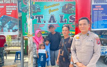 Polres Sergai Fasilitasi Pemulangan Pasutri Dan Dua Anaknya ke Jakarta