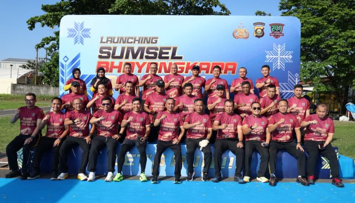 Kapolda Sumsel dan Ketua Bhayangkari Daerah Launching Sumsel Bhayangkara Run 2026, Pendaftaran Dibuka 2 Juni 2026