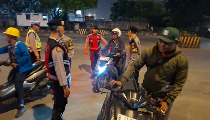 Patroli Malam Cipta Kondisi Polres Pelabuhan Tanjung Priok, Cegah Kamtibmas