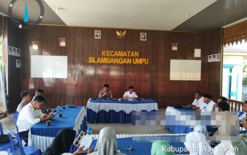 Perkuat Sinergitas, Kapolsek Umpu Semenguk Gelar Silaturahmi dan Koordinasi Kamtibmas