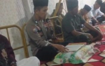 Hadiri Syukuran Warga Binaan di Banjit, Brigpol Fajar Risky Tampil Sebagai Qori