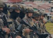 Satgas Damai Cartenz Amankan Ibadah dan Laksanakan Patroli Jalan Kaki di Puncak