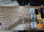 Polres Metro Bekasi Sita 1.232 Butir Obat Daftar G di Cibarusah Bekasi