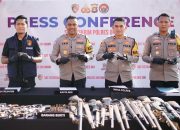 77 Senjata Api Rakitan Diserahkan Warga, Polres OKI Amankan 3 Pelaku di Pekan Pertama Ops Senpi Musi 2026