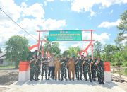 Konektivitas Dua Desa Pulih, Pangdam II/Sriwijaya Tinjau Langsung Jembatan Perintis Garuda
