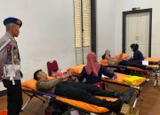 Brimob Polda Metro Jaya Gelar Donor Darah HUT Bhayangkara ke-80, Libatkan 100 Personel