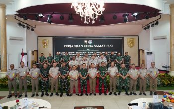Amankan Aset Negara, Kodam II/Swj Teken Perjanjian Kerja Sama Dengan BPN Provinsi Sumsel