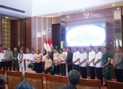 Dandim 0402/OKI-OI Hadiri Optimalisasi Program Jaksa Garda Desa dan Pengukuhan Pengurus ABPEDNAS se-Sumatera Selatan