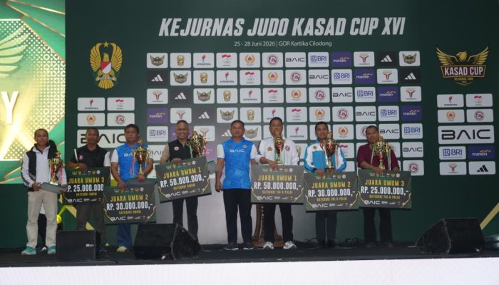 Kasad: Kejurnas Judo Piala Kasad XVI 2026 Pecahkan Rekor Jumlah Peserta