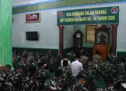 Peringati HUT ke-45, Korem 044/Gapo Panjatkan Doa untuk Pengabdian dan Indonesia Maju