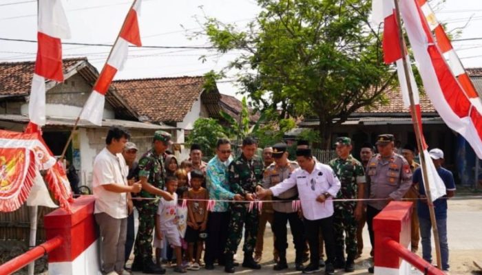 Korem 051/Wkt tuntaskan pembangunan empat jembatan “Armco” di Bekasi