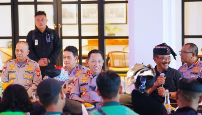 Kapolri serap aspirasi pecalang dan sopir ojol di Bali