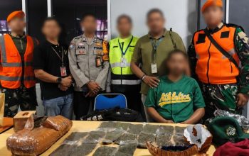 Petugas Bandara Sentani gagalkan penyelundupan ganja kering 2,6 kg