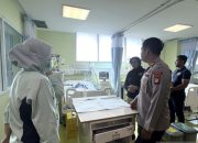 Polres Metro Bekasi dampingi anak korban kekerasan di RSUD Koja