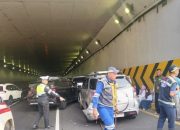 Empat mobil terlibat kecelakaan beruntun di Tol JORR Pasar Rebo