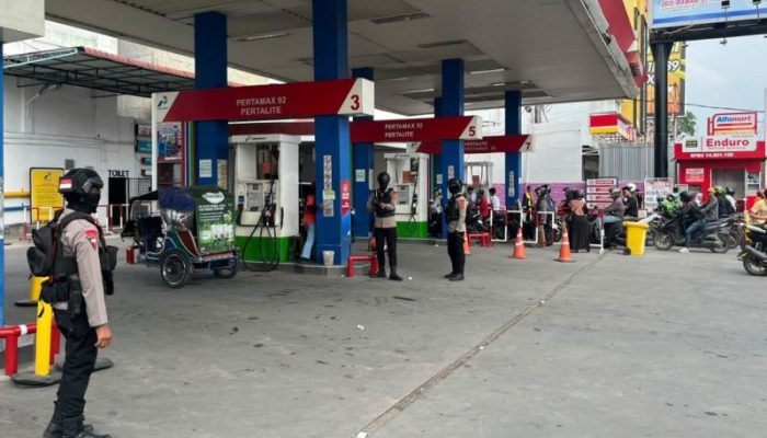 Brimob Sumut intensifkan pengamanan SPBU pastikan distribusi lancar