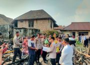 Polres Prabumulih salurkan bantuan sosial untuk korban kebakaran