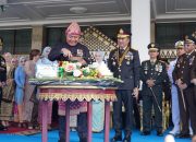 Pangdam II/Swj Hadiri Upacara dan Syukuran Hari Bhayangkara Ke-80 Tahun 2026 di Griya Agung Palembang