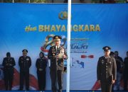 HUT Bhayangkara ke-80, Kapolres Jakpus Kombes Reynold Pimpin Upacara di Lapangan Banteng