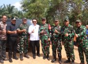 Kasdim 0402/OKI Dampingi Kepala Staf Kepresidenan Tinjau Lokasi Cetak Sawah Rakyat di Tanjung Lubuk