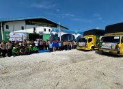 Kapolri Tinjau Pabrik Pupuk Batu Bara di Kampar, Lepas Distribusi 80 Ton Pupuk untuk Kelompok Tani Riau