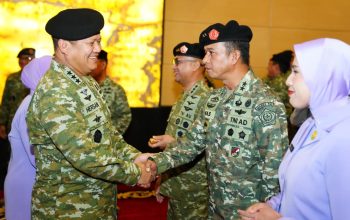 Irjen TNI Pimpin Laporan Korps Kenaikan Pangkat 105 Pati TNI