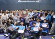 Jawa Barat juara umum Kejurnas Squash 2026