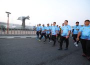 Kapolda Sumsel Bersama Forkopimda Sapa Ribuan Peserta Sumsel Bhayangkara Run, Kuatkan Kolaborasi dan Soliditas Bumi Sriwijaya