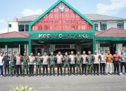 Dandim 0402/OKI Terima Kunjungan Kapolres OKI di Makodim